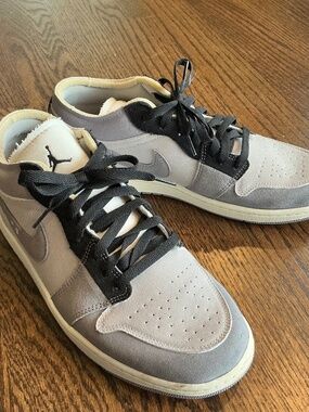 Nike Air Jordan 1 Low SE Craft Tech Grey Black Cement DZ4135-002 Mens Size 11.5